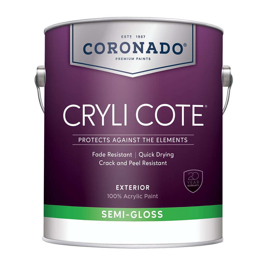 Cryli Cote® Acrylic Exterior Paint - Semi-Gloss N2