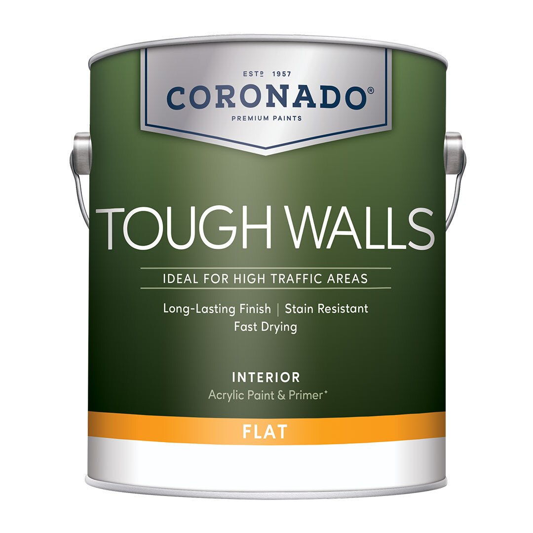 Tough Walls Acrylic Paint - Flat 16