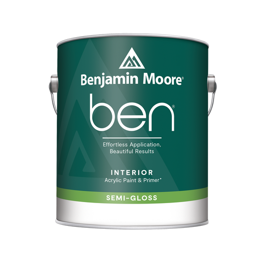 Ben Waterborne Interior Paint- Semi-Gloss N627