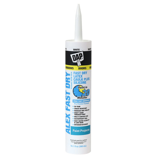 Dap Alex Fast Dry® Acrylic Latex Caulk Plus Silicone