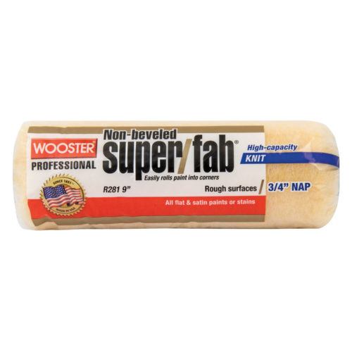 Wooster Super/Fab Knit 3/4 in. x 9 in. W Regular Paint Roller Cover 1 pk